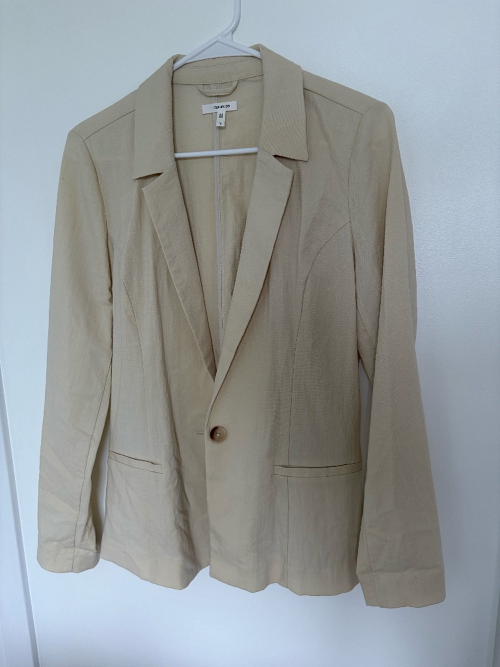 LIGHTWEIGHT CREAM BLAZER SIZE SMALL